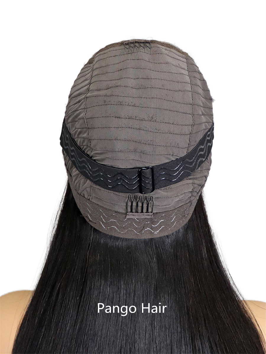 14A Raw hair Double Drawn 2x6 guleless wig 162