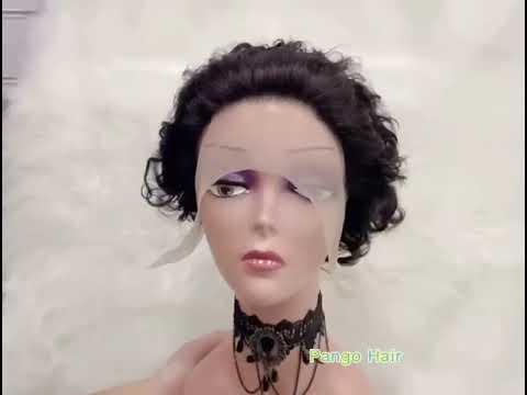 Short curly Wig 2 100% Brazilian Hair