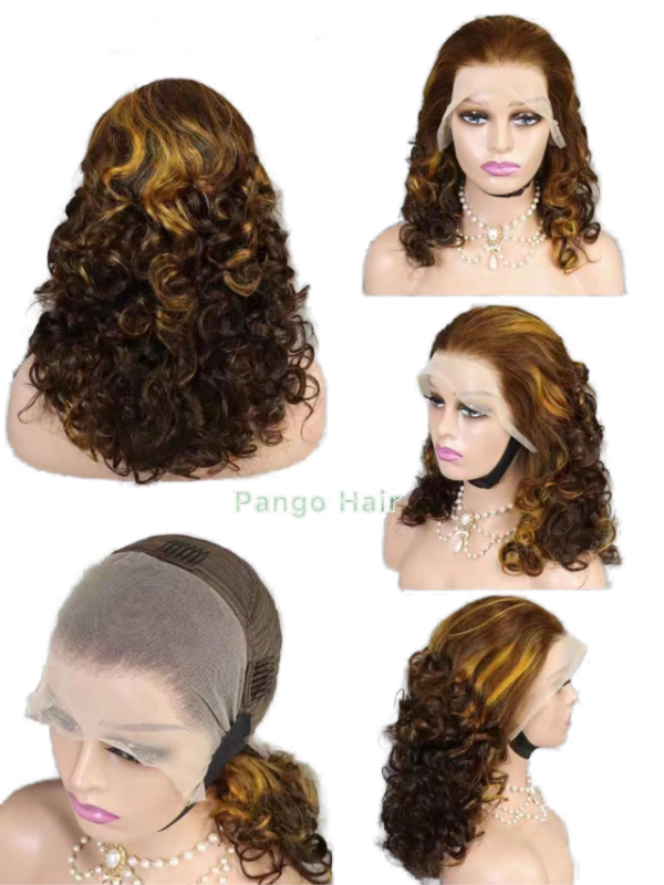 11A 13x4 spring curly Wig 110 260g