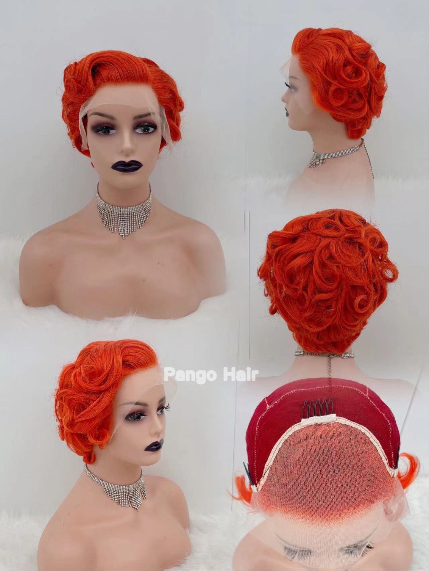 Short Brazilian 13x4 frontal lace wig 69