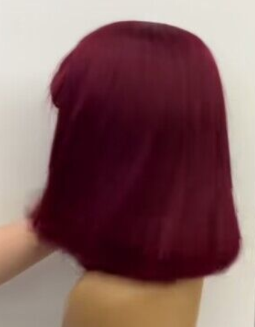 11A Bone straight Fringe lace Wig 32 100% Brazilian Hair