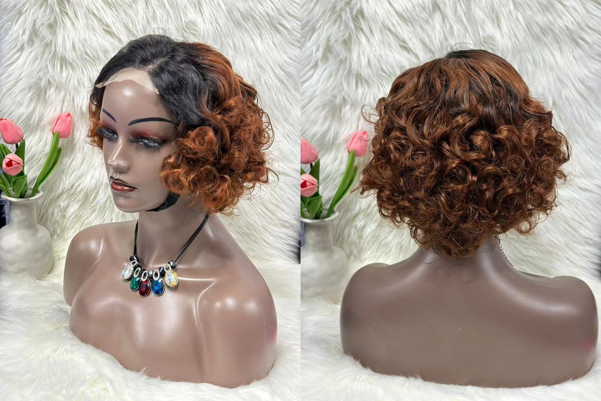 Brazilian 13A 13x4 curly wig 159 Pango