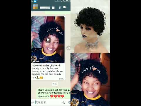 Short curly wig 17