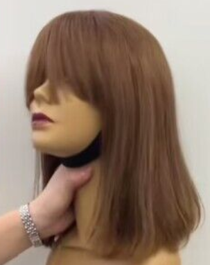 11A Bone straight Fringe lace Wig 32 100% Brazilian Hair