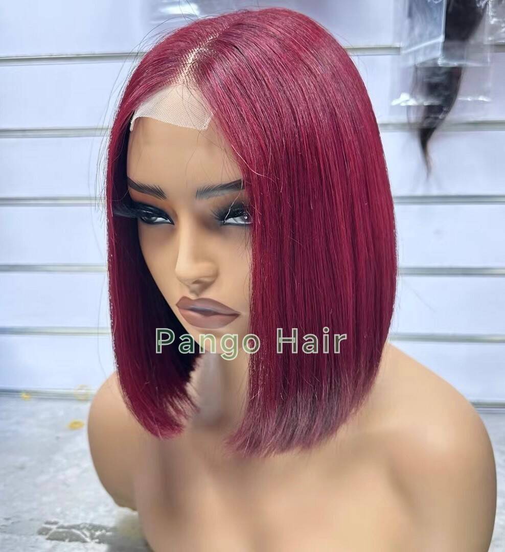 14A Raw hair Double Drawn 2x6 guleless wig 162