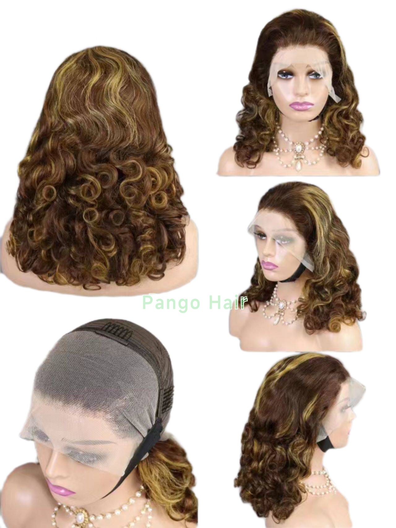 11A 13x4 spring curly Wig 110 260g