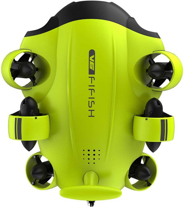 FIFISH V6 underwater drone with head tracking function + VR box + 100M cable + spool + 64G internal storage bag