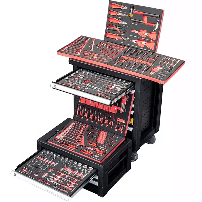 290 PCS CHEST TOOL BOX SET,CAR TOOLS SET,HARDEN TOOLS TOLL BOX SET HARDWARE MACHINE