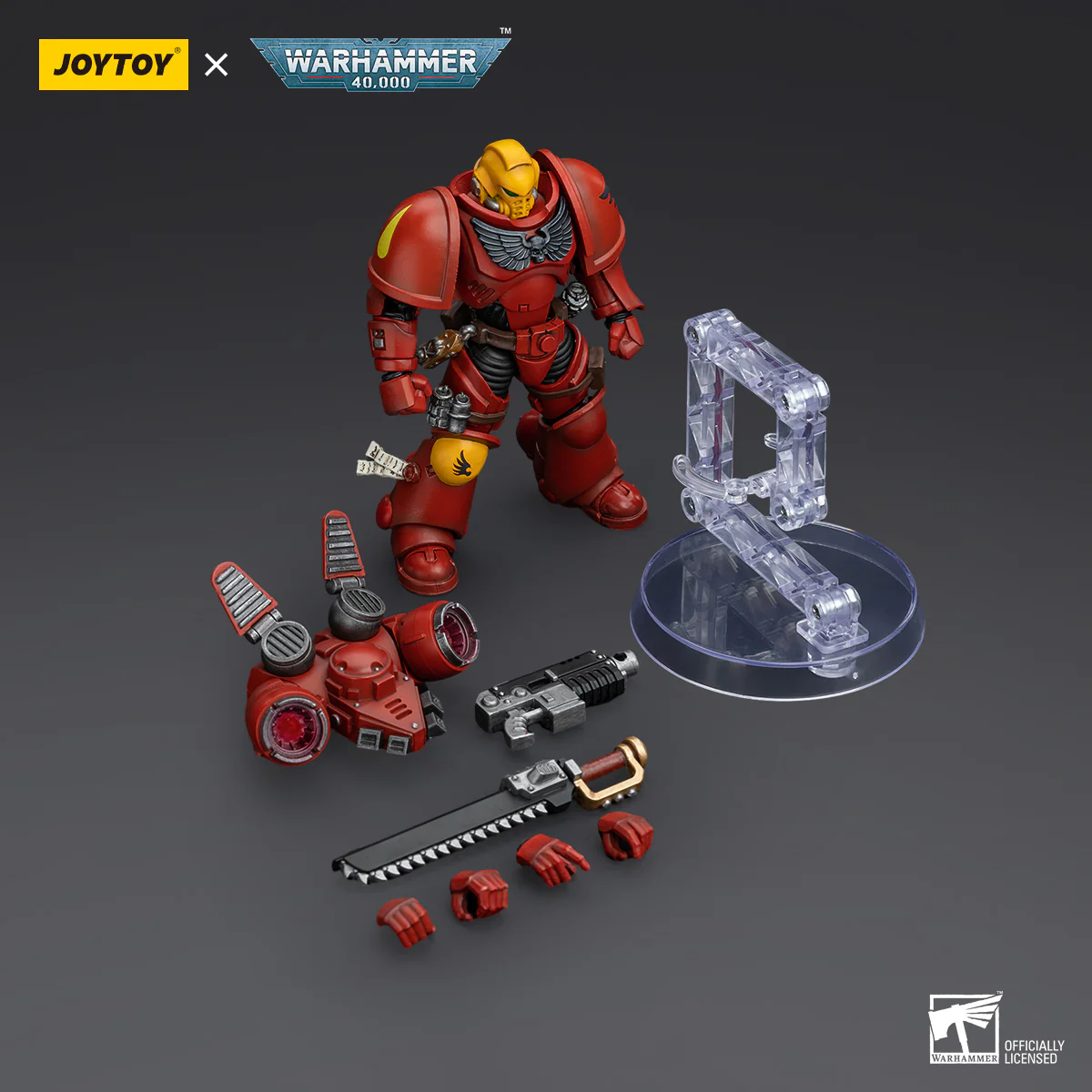 JOYTOY Warhammer 40k 1: 18 Blood Angels Jump Pack Intercessors - JOYTOY WORLD