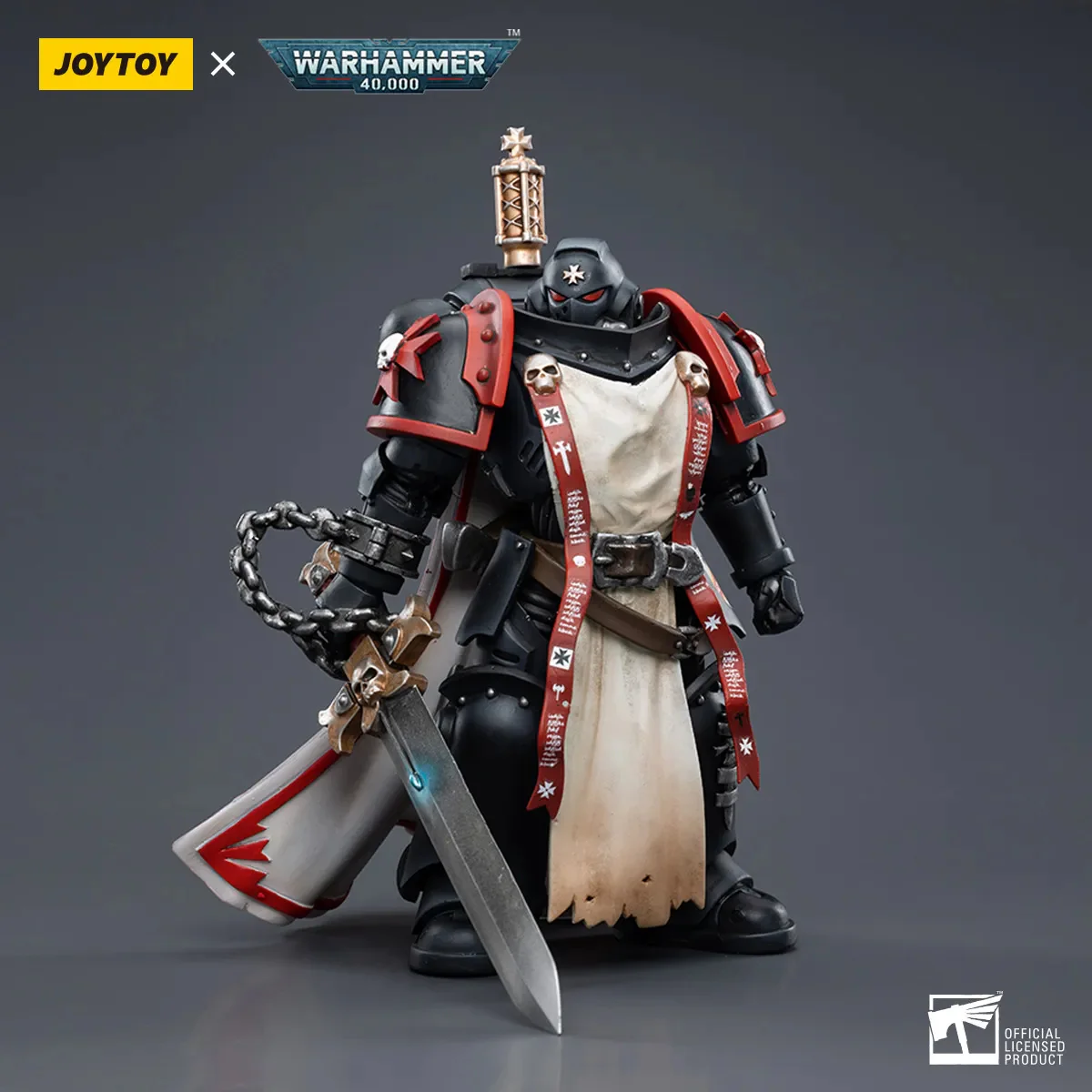 JOYTOY Warhammer 40k 1: 18 Black Templars Marshal Primaris Sword Brethren and Emperors Champion - JOYTOY WORLD
