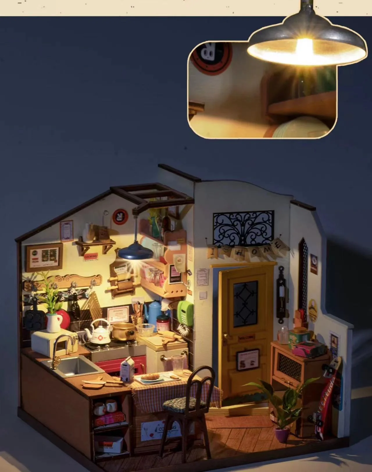 Robotime DG159 Homey Kitchen - JOYTOY WORLD