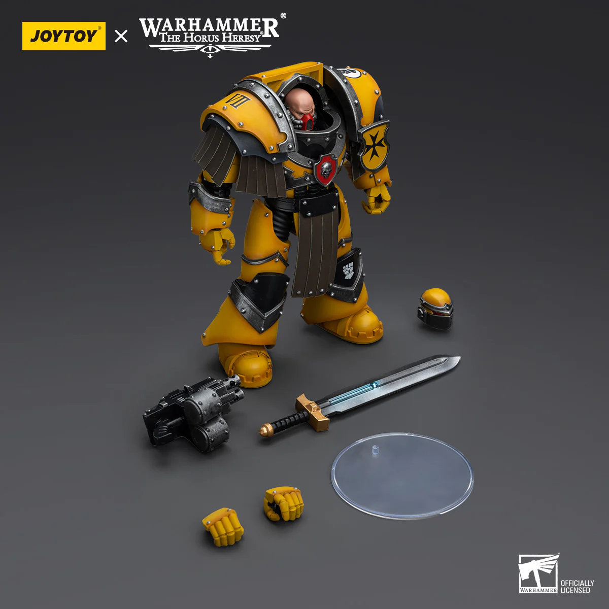 JOYTOY Warhammer The Horus Heresy 1:18 Imperial Fists Legion Cataphractii Terminator Squad - JOYTOY WORLD
