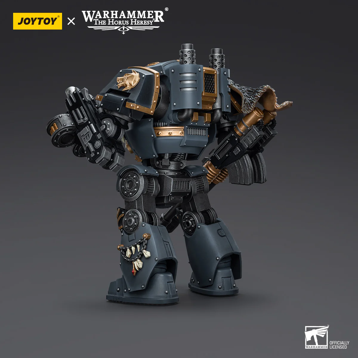 JOYTOY JT9961 Warhammer The Horus Heresy 1: 18 Space Wolves Contemptor Dreadnought with Gravis Bolt Cannon - JOYTOY WORLD