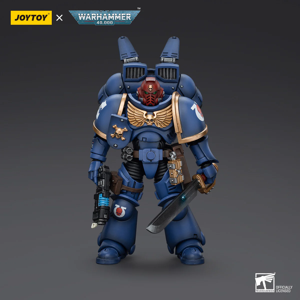 JOYTOY Warhammer 40k 1: 18 Ultramarines Jump Pack Intercessors - JOYTOY WORLD