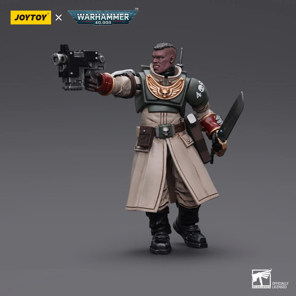 JOYTOY Warhammer 40k 1: 18 Astra Militarum Cadian Command Squad - JOYTOY WORLD