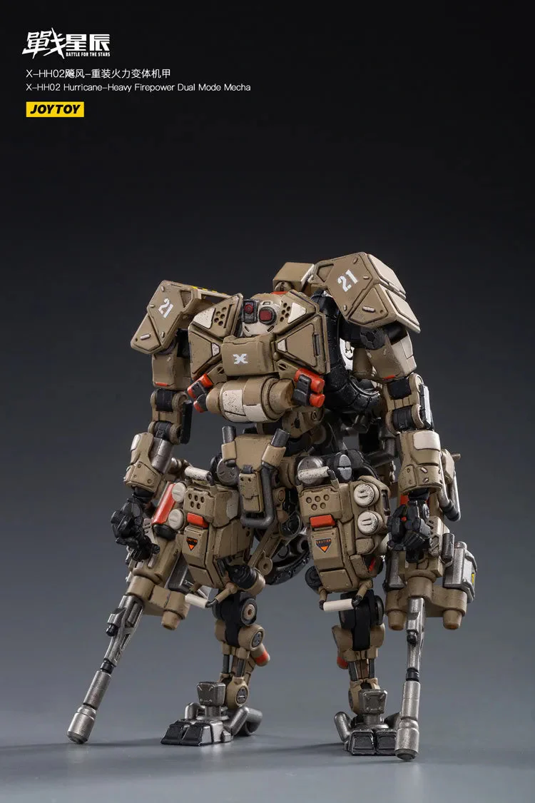 JOYTOY JT1019 1:18 X-HH02 Hurricane-Heavy Firepower Dual Mode Mecha ( Sand ) - JOYTOY WORLD