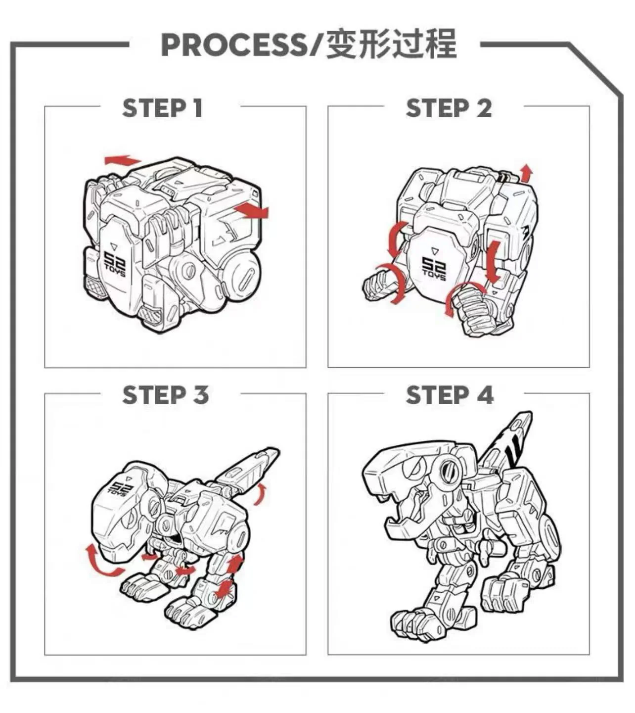 52TOYS BeastBox BB-01 DIO Small Dinosaur - JOYTOY WORLD