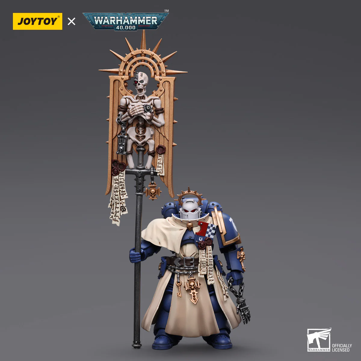 JOYTOY Warhammer 40k 1: 18 Ultramarines Desolation Sergeant and Bladeguard Ancient - JOYTOY WORLD