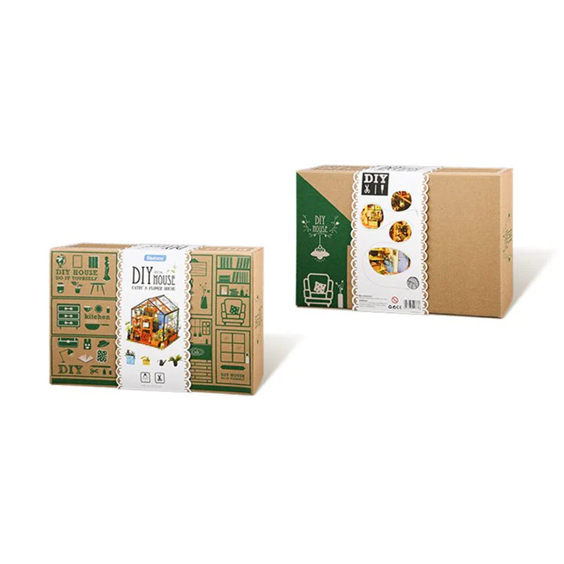 Robotime DG104 Rolife Cathy's Flower House DIY Miniature House - JOYTOY WORLD