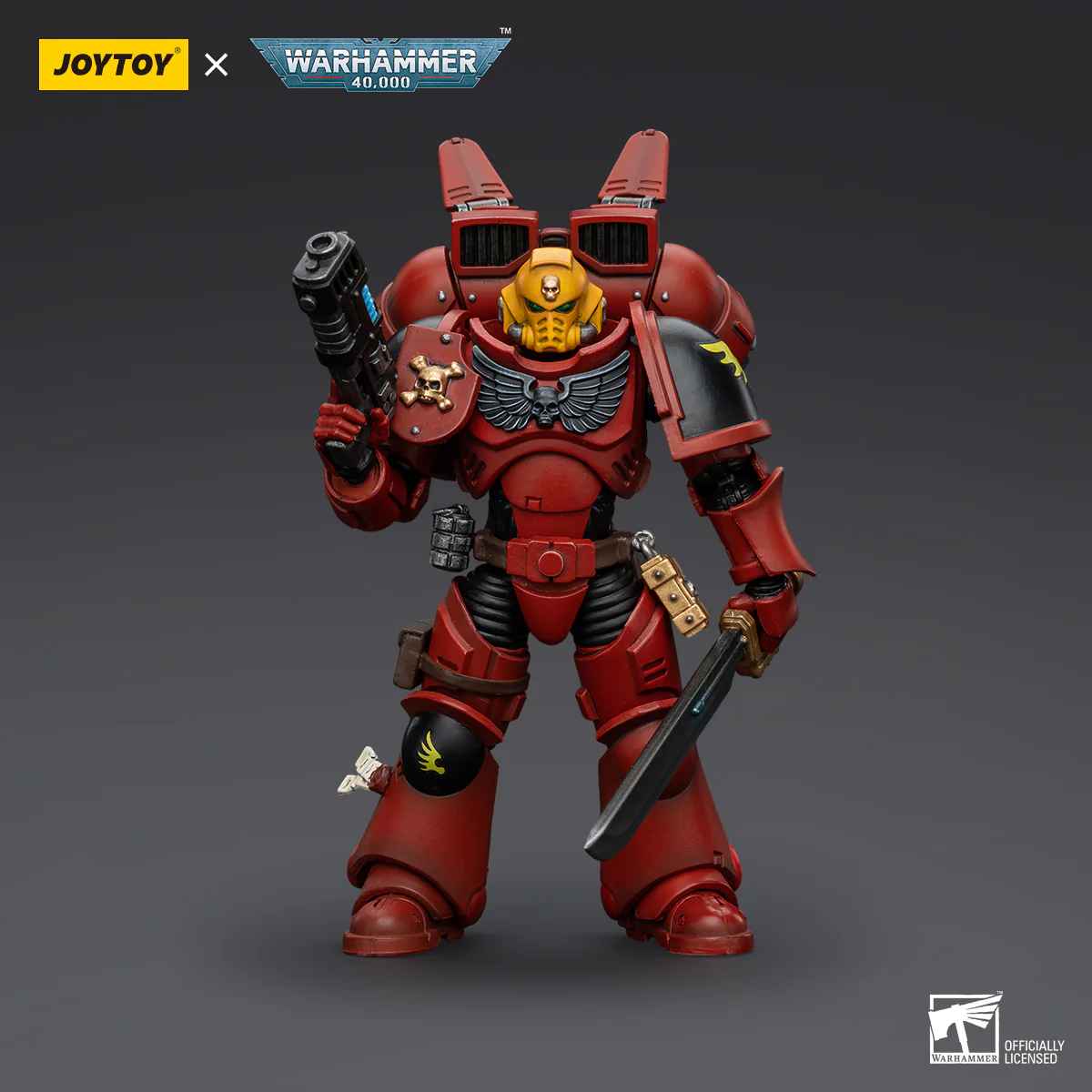 JOYTOY Warhammer 40k 1: 18 Blood Angels Jump Pack Intercessors - JOYTOY WORLD