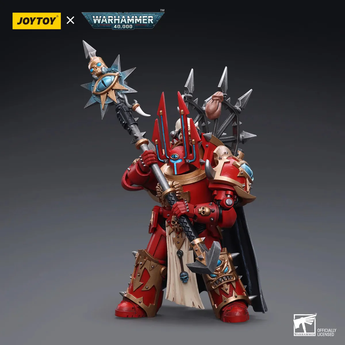 JOYTOY JT6816 Warhammer 40k 1: 18 ChaosSpace Marines Crimson Slaughter Sorcerer Lord in Terminator Armour - JOYTOY WORLD