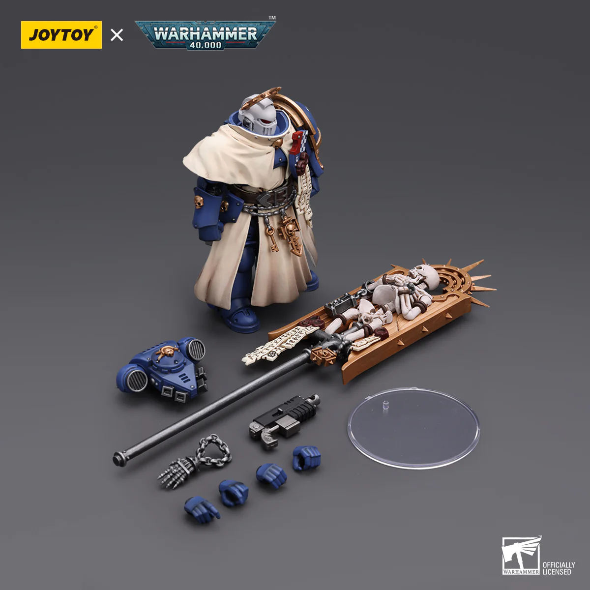 JOYTOY Warhammer 40k 1: 18 Ultramarines Desolation Sergeant and Bladeguard Ancient - JOYTOY WORLD