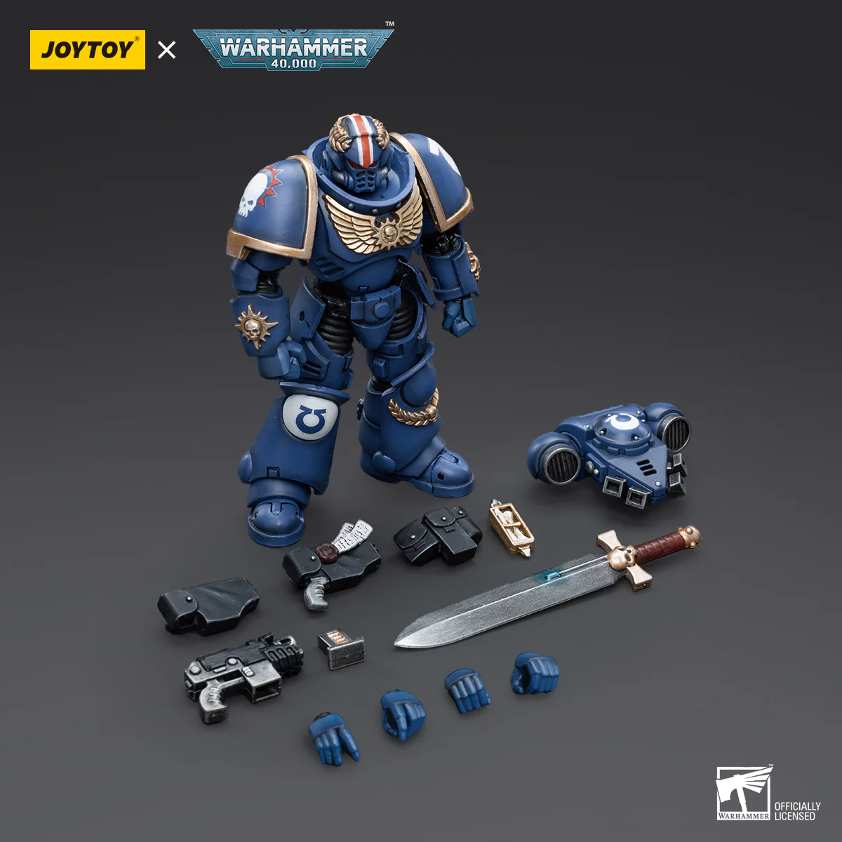 JOYTOY JT4065 Warhammer 40k 1: 18 Ultramarines Primaris Lieutenant Argaranthe - JOYTOY WORLD