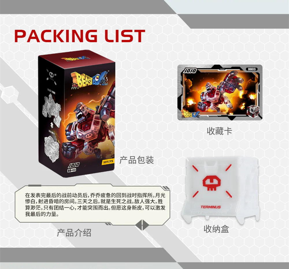 52TOYS BeastBox BB-03 JOJO FIN - JOYTOY WORLD