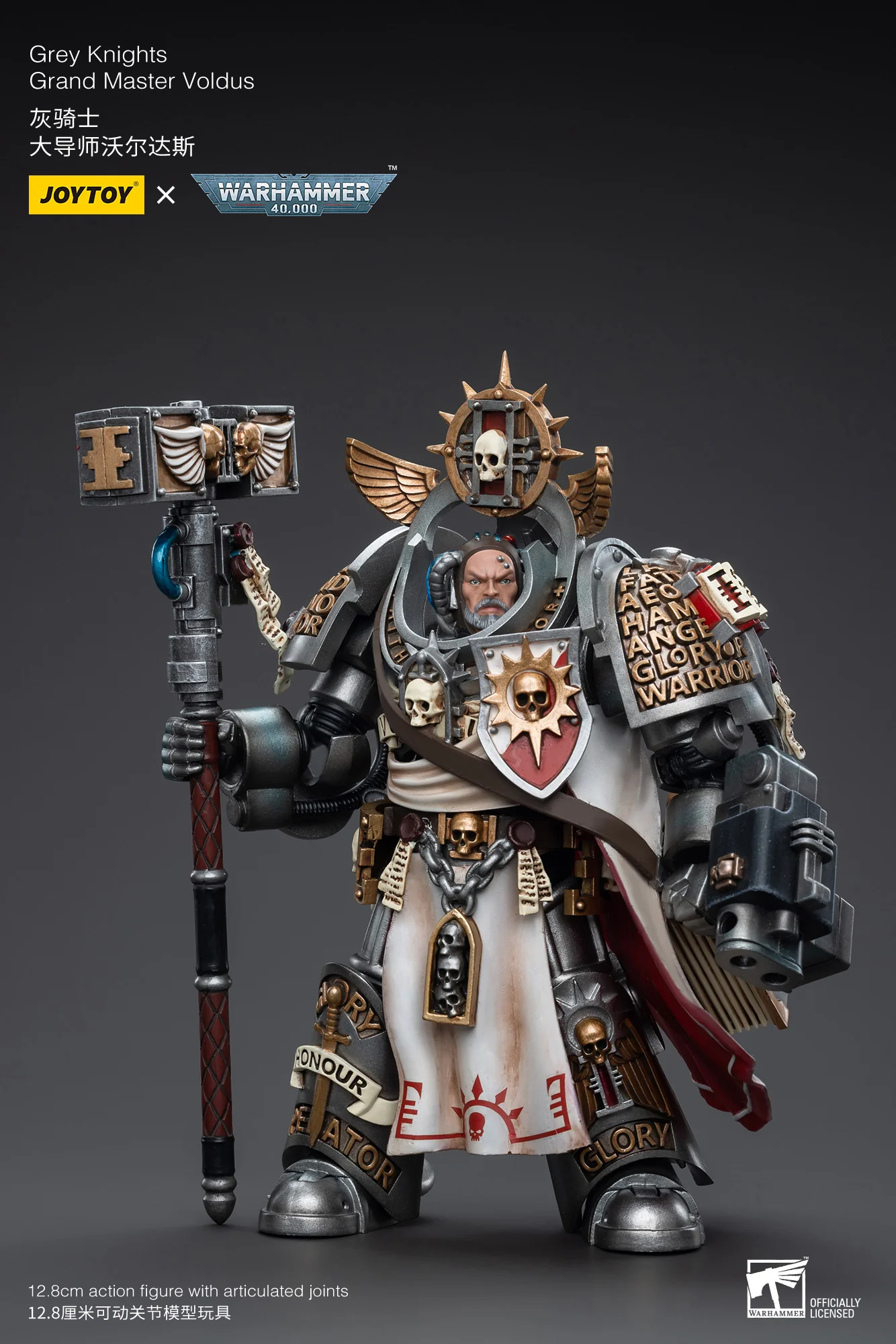JOYTOY JT6335 Warhammer 40k 1: 18 Grey Knights Grand Master Voldus - JOYTOY WORLD