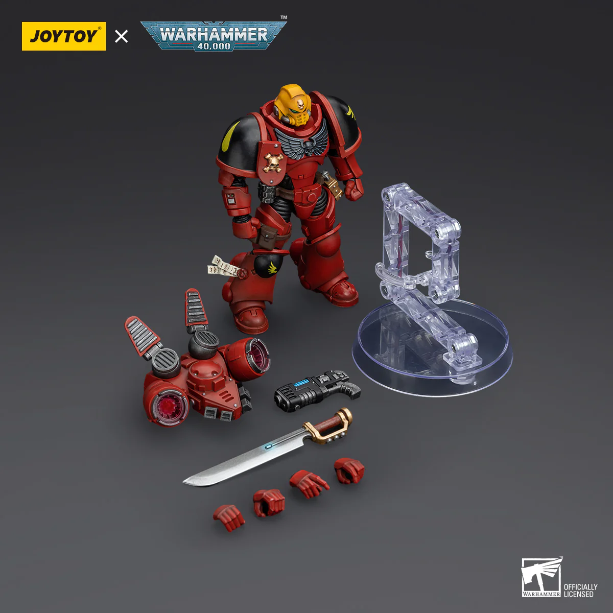 JOYTOY Warhammer 40k 1: 18 Blood Angels Jump Pack Intercessors - JOYTOY WORLD