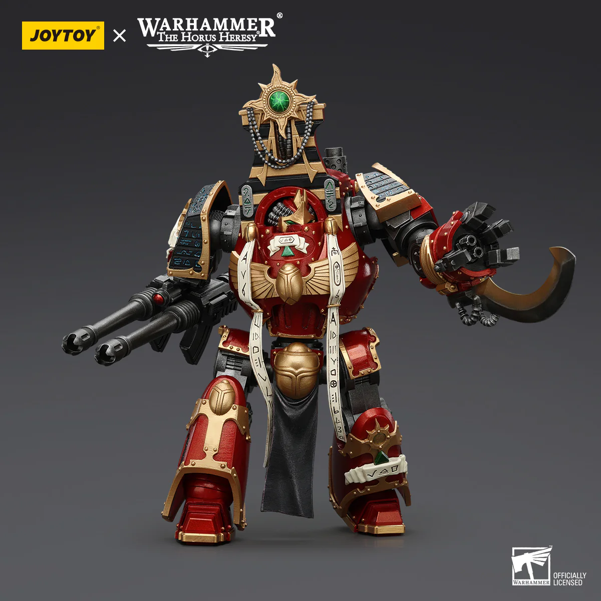 JOYTOY JT8636 Warhammer The Horus Heresy 1:18 Thousand Sons Contemptor-Osiron Dreadnought With Gravis Force Blade And Gravis Autocannon - JOYTOY WORLD