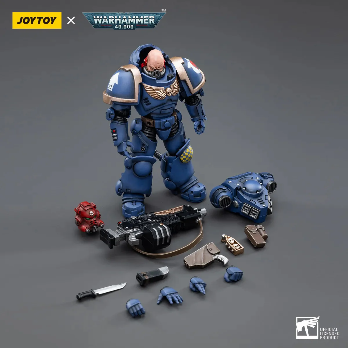 JOYTOY Warhammer 40k 1: 18 Ultramarines Heavy Intercessor - JOYTOY WORLD