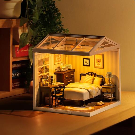 Robotime DW009 Sweet Dream Bedroom - JOYTOY WORLD