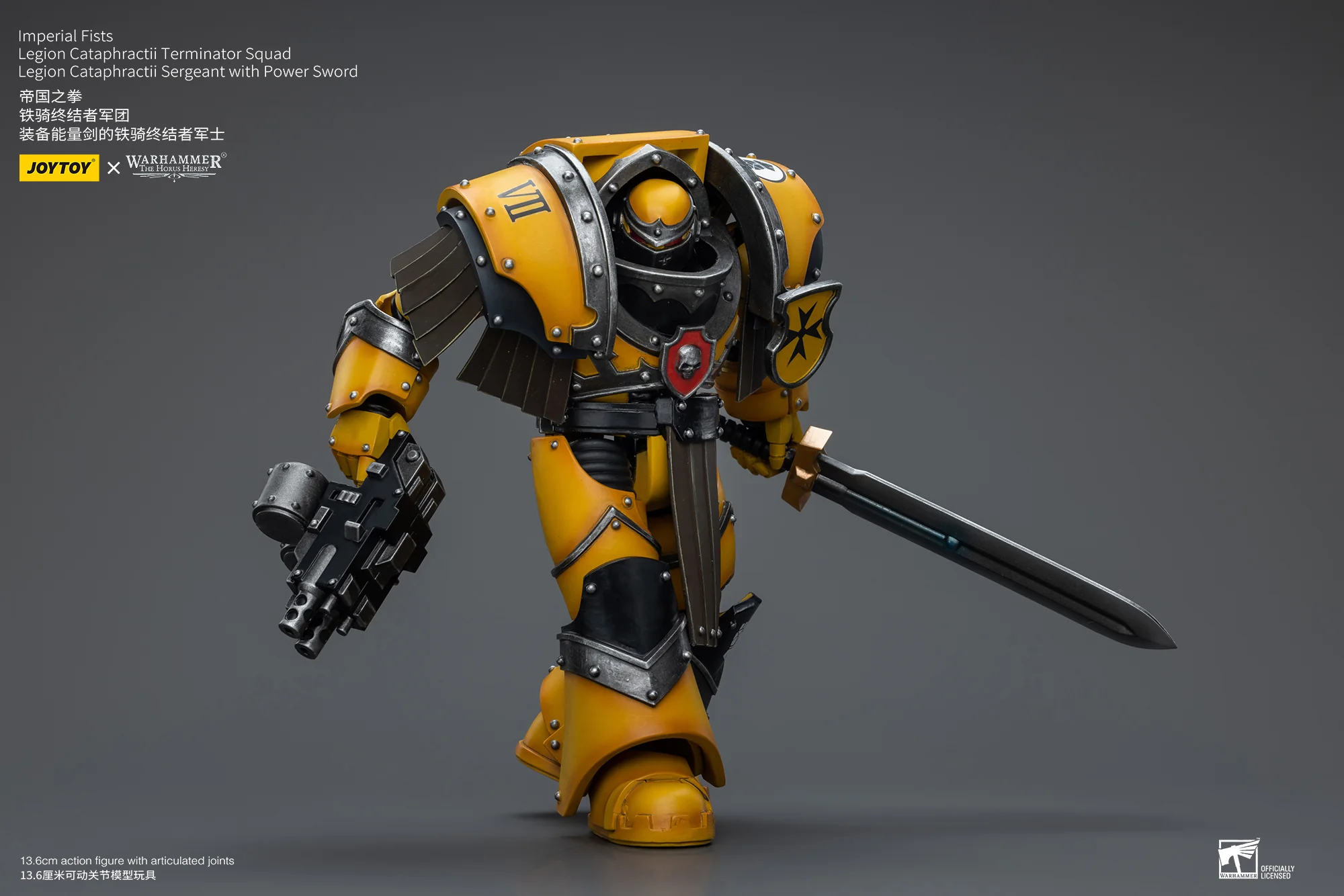 JOYTOY Warhammer The Horus Heresy 1:18 Imperial Fists Legion Cataphractii Terminator Squad - JOYTOY WORLD