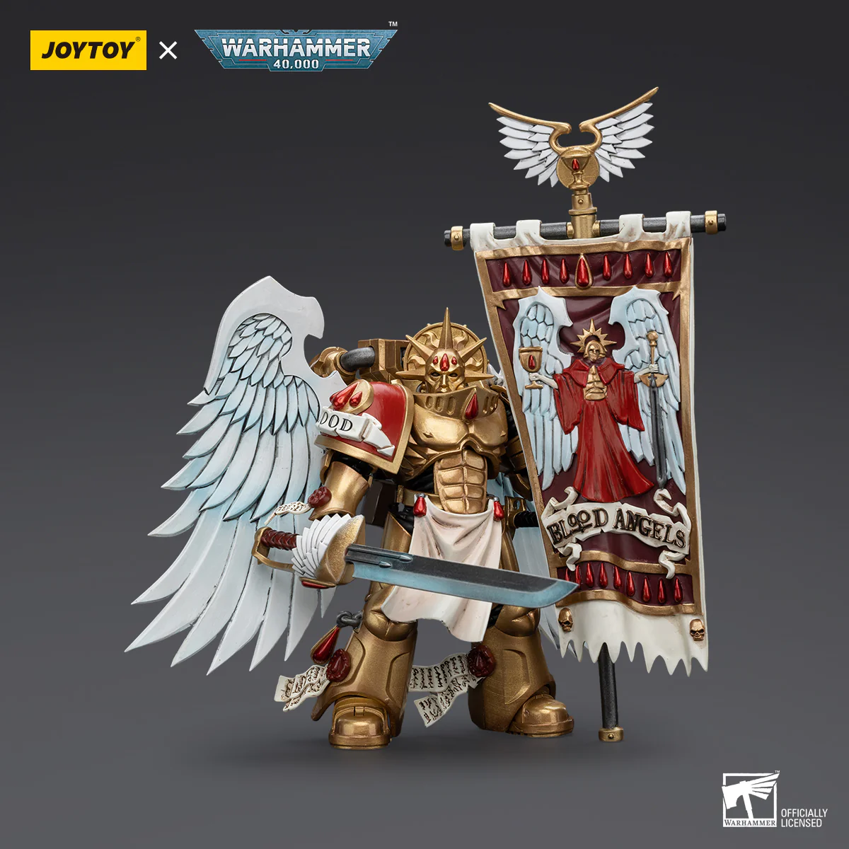JOYTOY Warhammer 40k 1: 18 Blood Angels Sanguinary Guard - JOYTOY WORLD