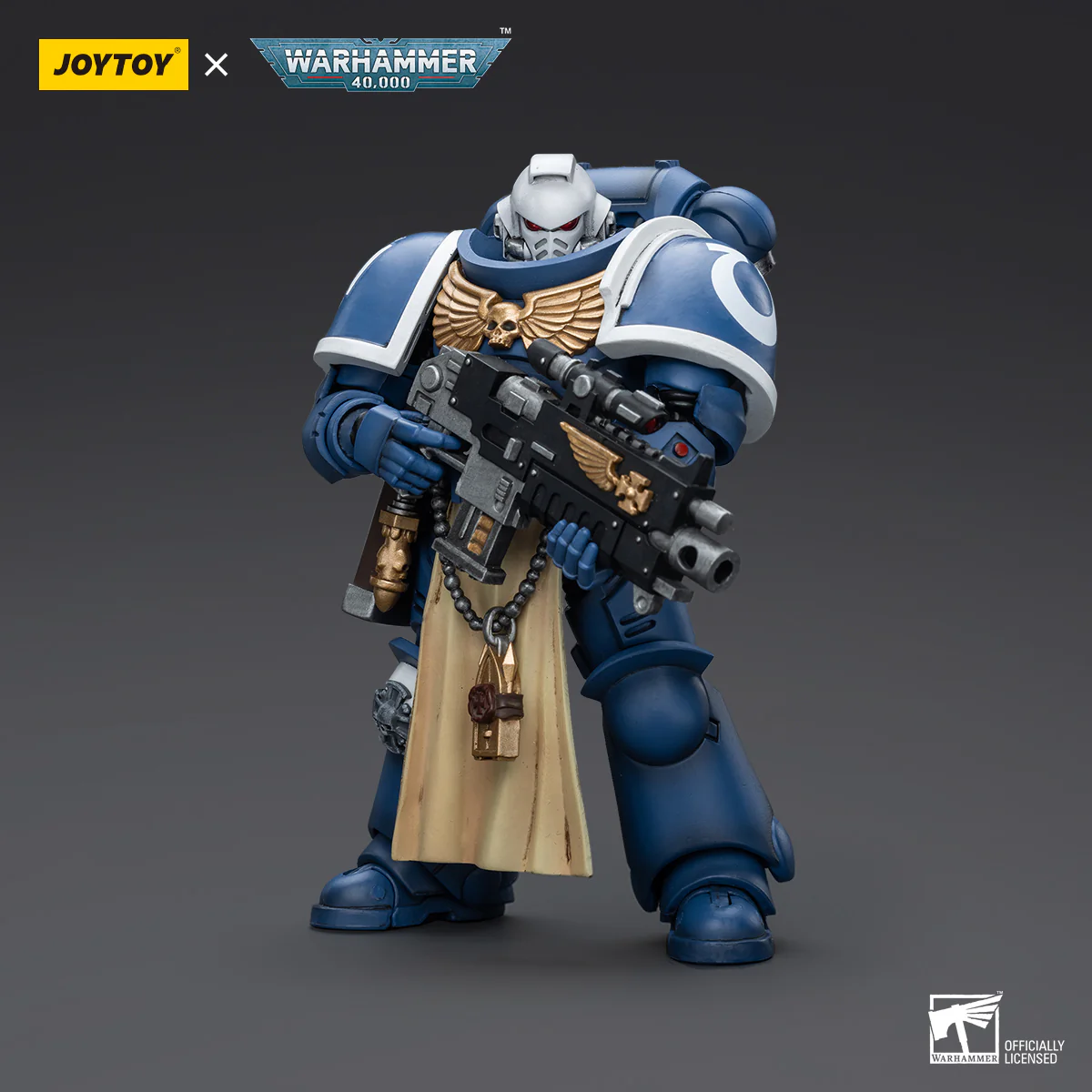 JOYTOY Warhammer 40k 1: 18 Ultramarines Sternguard Veteran Sergeant - JOYTOY WORLD