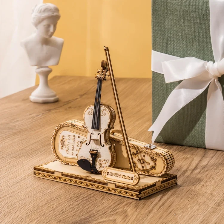 Robotime TG604K ROKR Violin Capriccio Model 3D Wooden Puzzle - JOYTOY WORLD