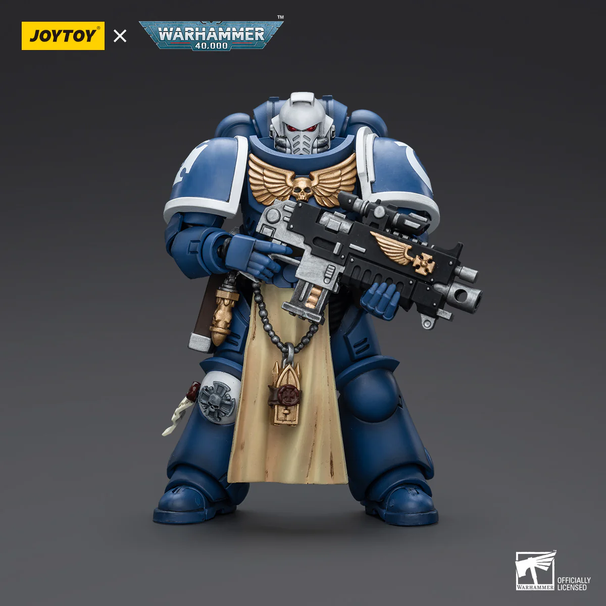 JOYTOY Warhammer 40k 1: 18 Ultramarines Sternguard Veteran Sergeant - JOYTOY WORLD