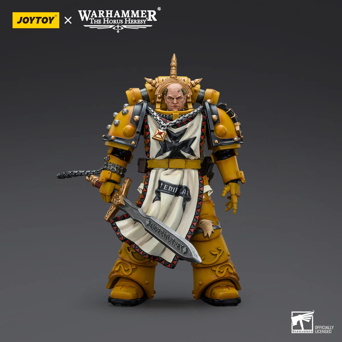 JOYTOY JT9237 Warhammer The Horus Heresy 1: 18 Imperial Fists Sigismund First Captain of the Imperial Fists - JOYTOY WORLD