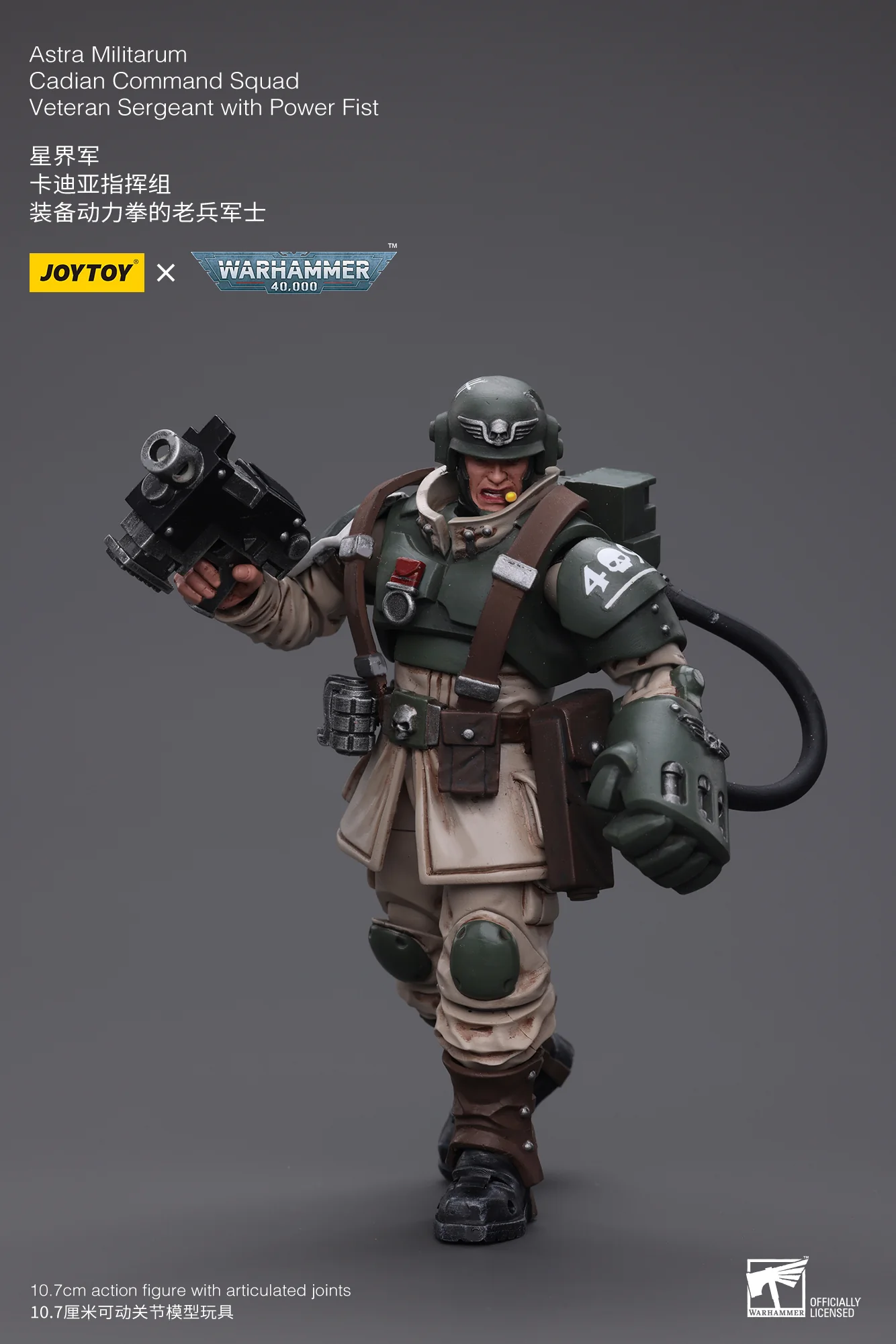 JOYTOY Warhammer 40k 1: 18 Astra Militarum Cadian Command Squad - JOYTOY WORLD