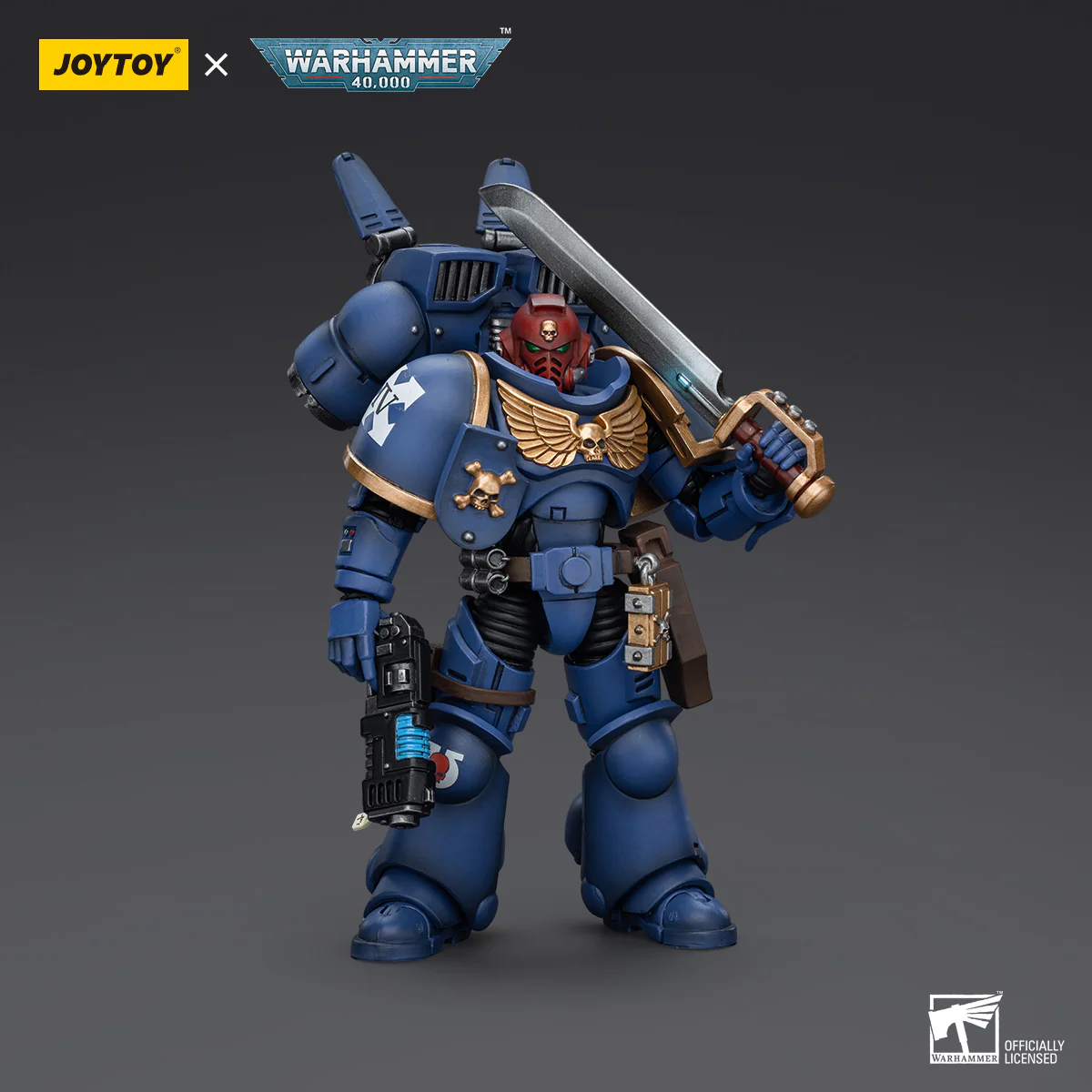 JOYTOY Warhammer 40k 1: 18 Ultramarines Jump Pack Intercessors - JOYTOY WORLD