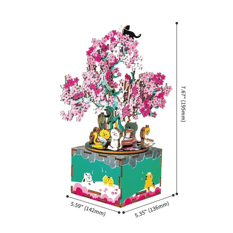Robotime AM409 Cherry Blossom Tree - JOYTOY WORLD