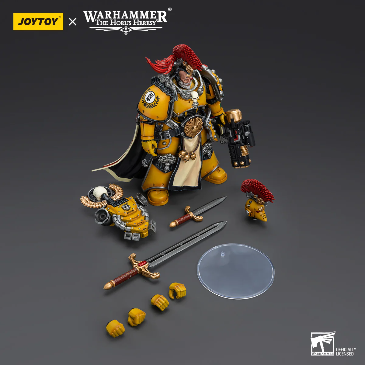 JOYTOY JT9138 Warhammer The Horus Heresy 1: 18 Imperial Fists Legion Praetor with Power Sword - JOYTOY WORLD