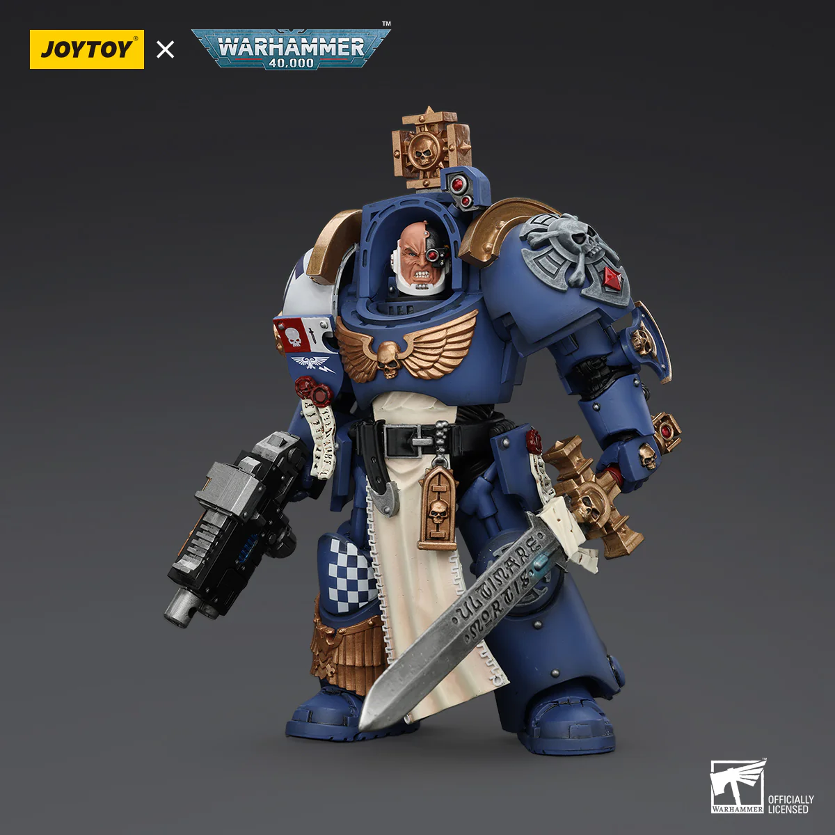 JOYTOY JT4980 Warhammer 40k 1: 18 Ultramarines Captain In Terminator Armour - JOYTOY WORLD