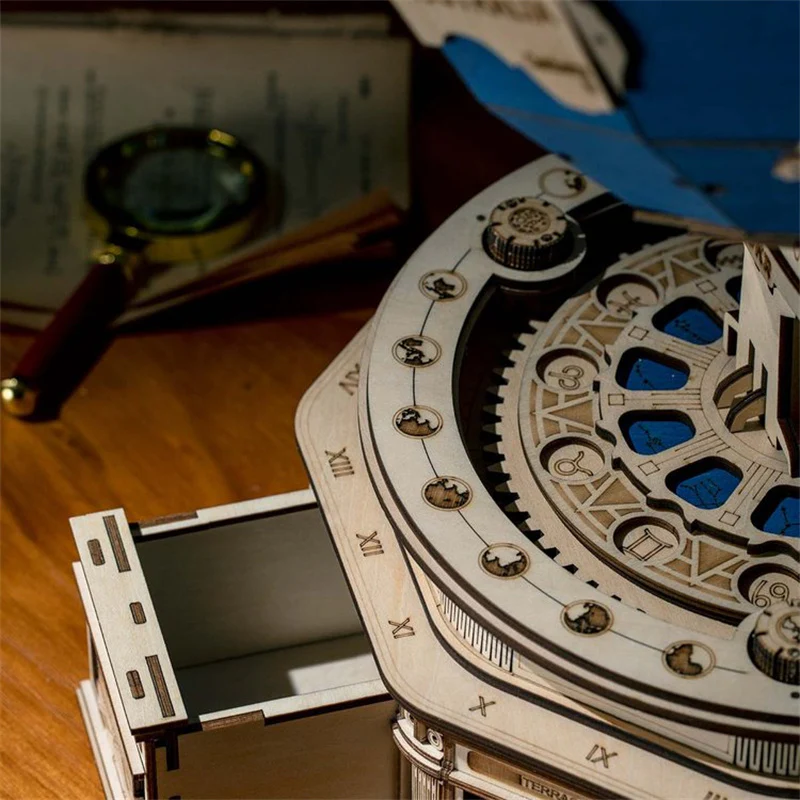 Robotime ST002 The Globe ROKR The Globe Model 3D Wooden Puzzle - JOYTOY WORLD