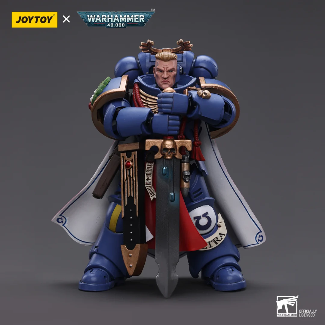 JOYTOY JT2177 Warhammer 40k 1: 18 Ultramarines Primaris Captain in Gravis Armour Brother Captain