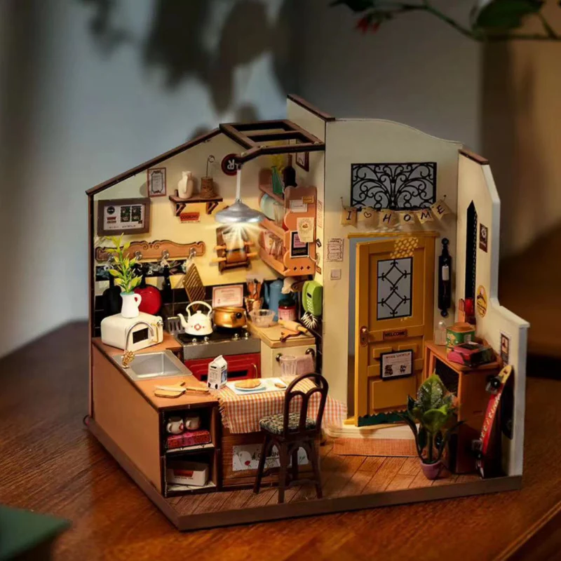 Robotime DG159 Homey Kitchen - JOYTOY WORLD