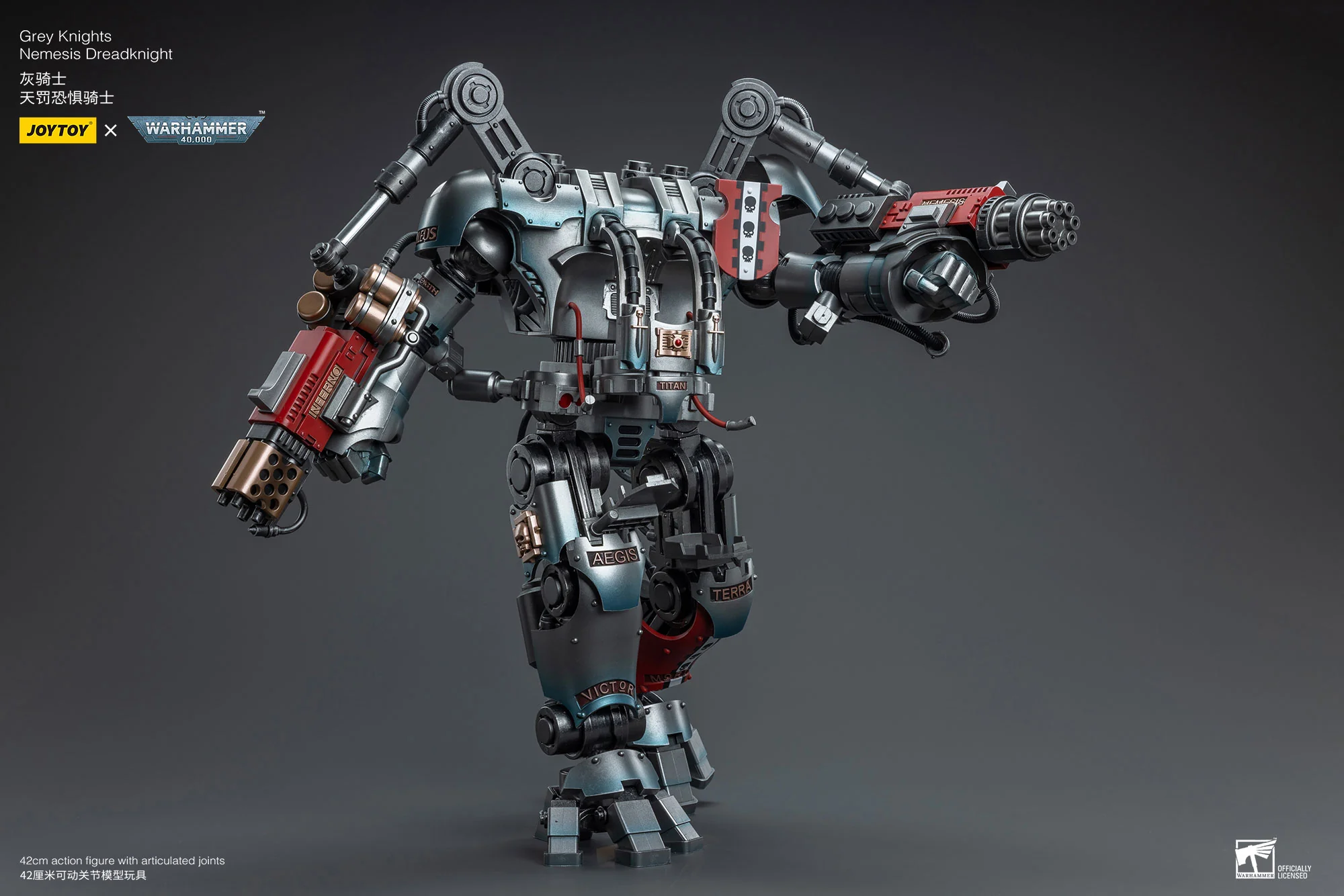JOYTOY JT7592 Warhammer 40k 1: 18 Grey Knights Nemesis Dreadknight - JOYTOY WORLD
