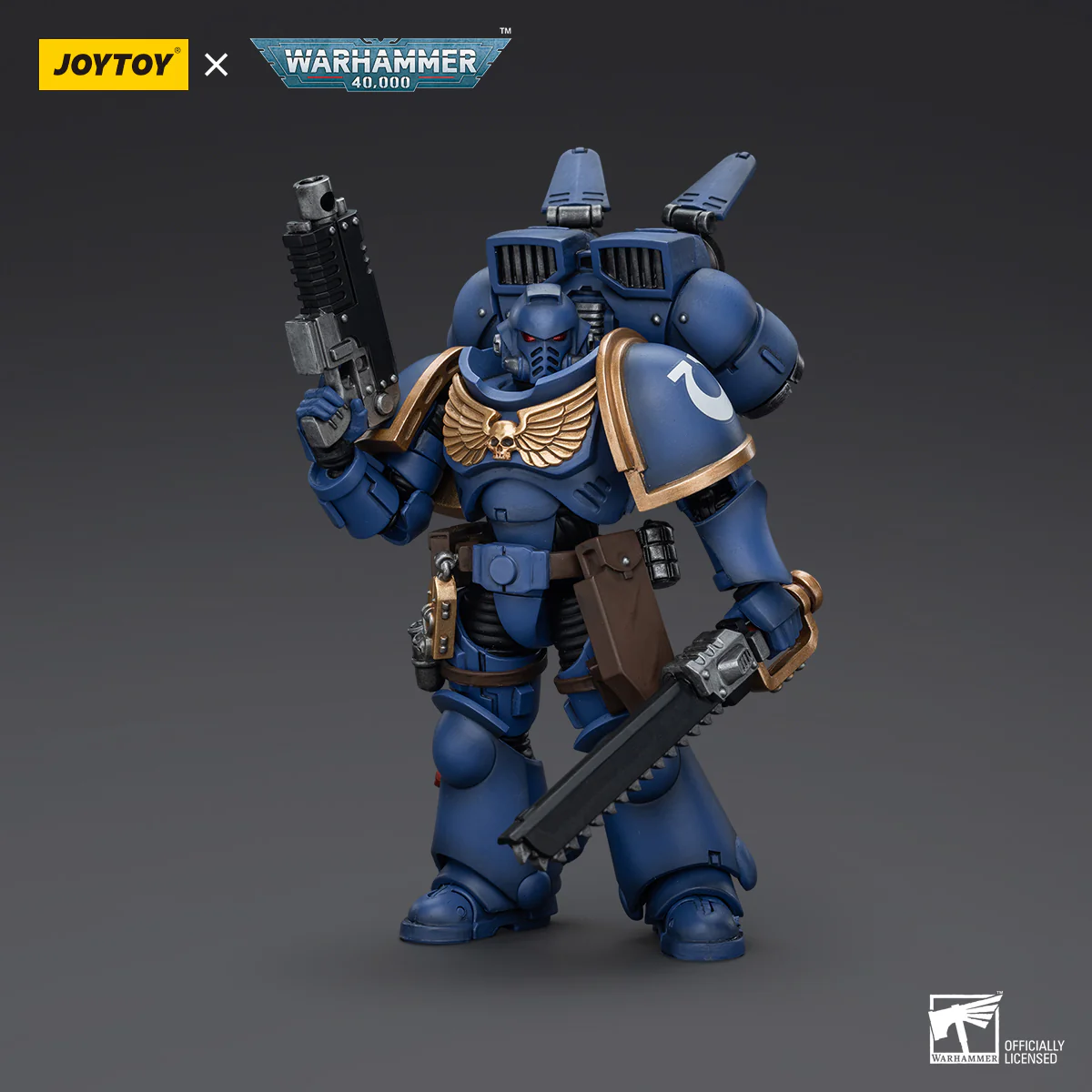 JOYTOY Warhammer 40k 1: 18 Ultramarines Jump Pack Intercessors - JOYTOY WORLD