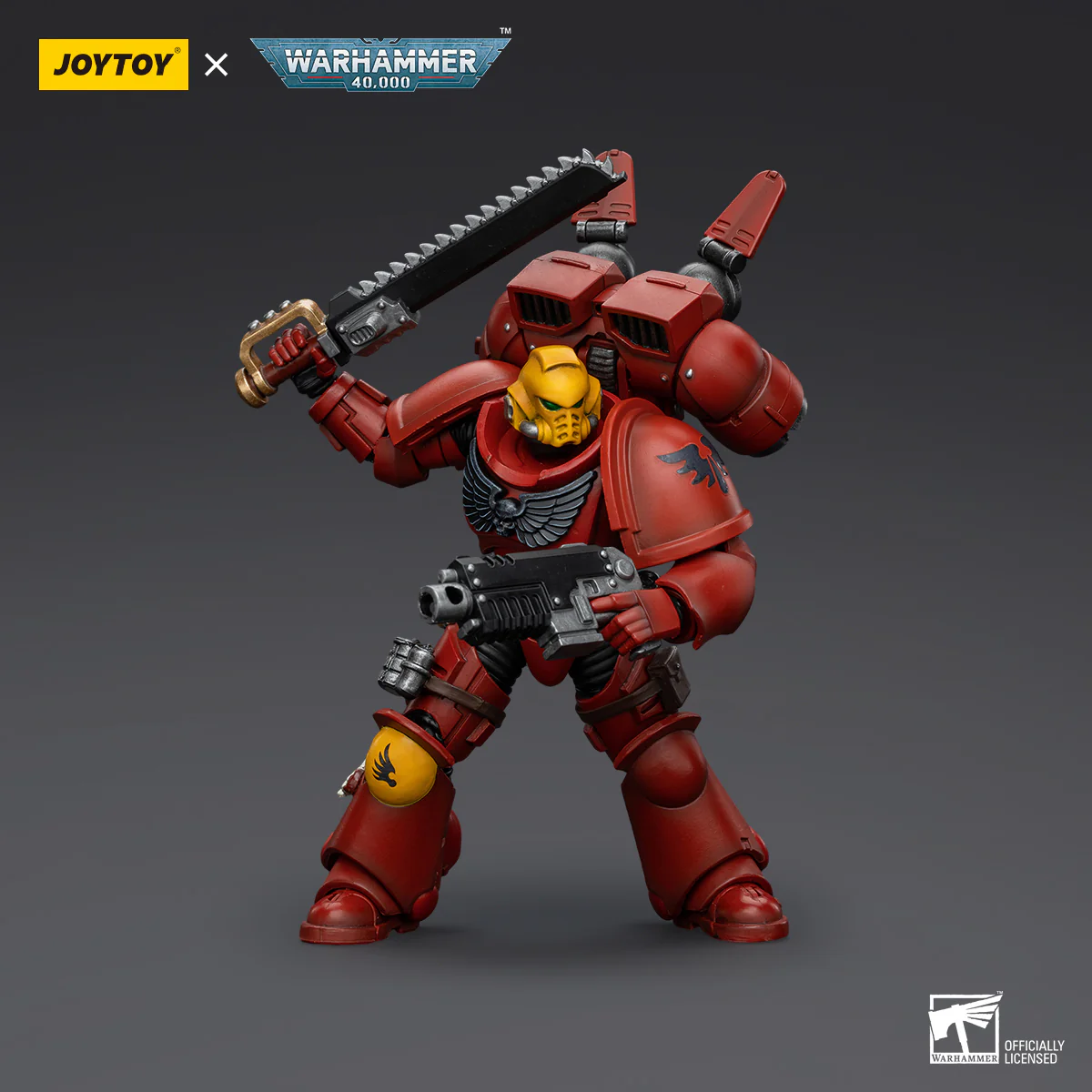 JOYTOY Warhammer 40k 1: 18 Blood Angels Jump Pack Intercessors - JOYTOY WORLD